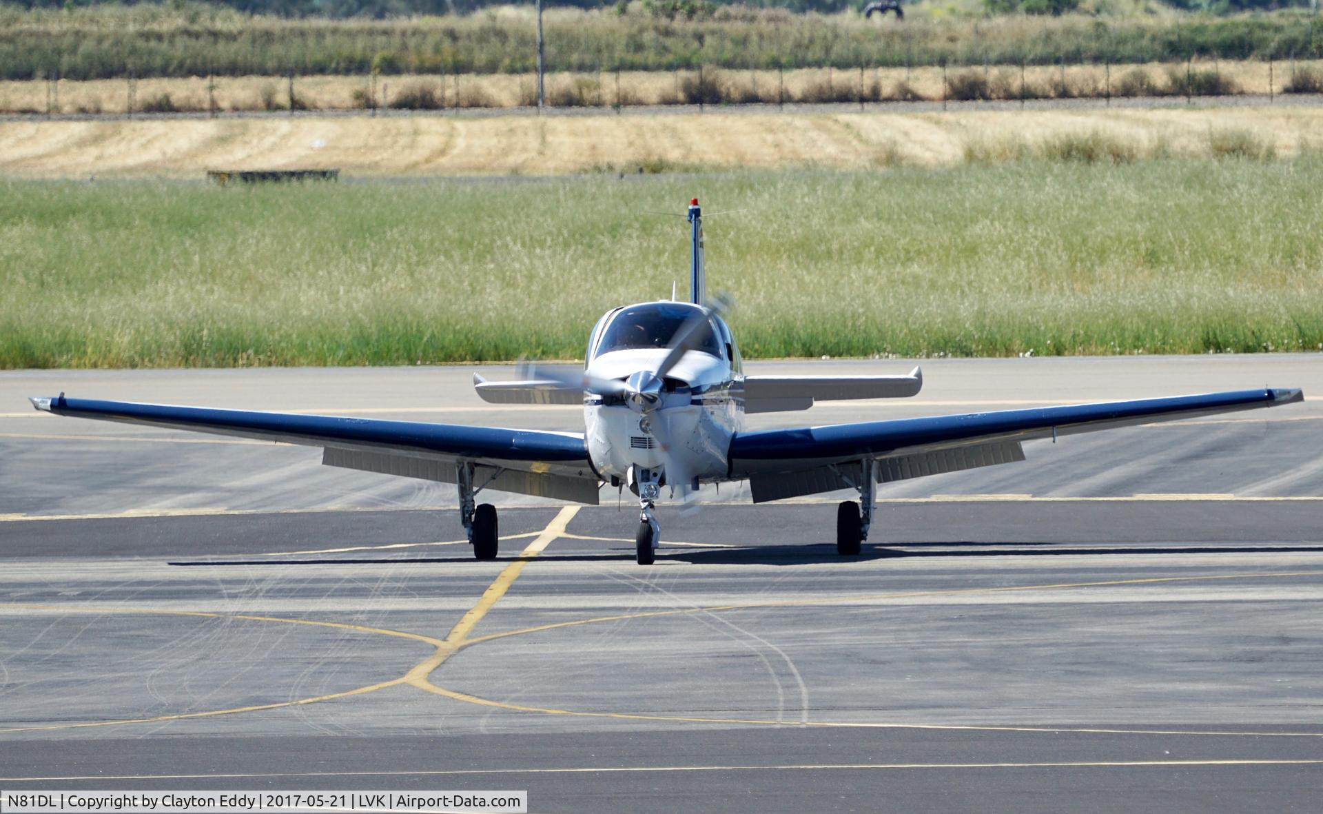 N81DL, 1977 Beech A36 Bonanza 36 C/N E-1156, Livermore Airport California 2017.