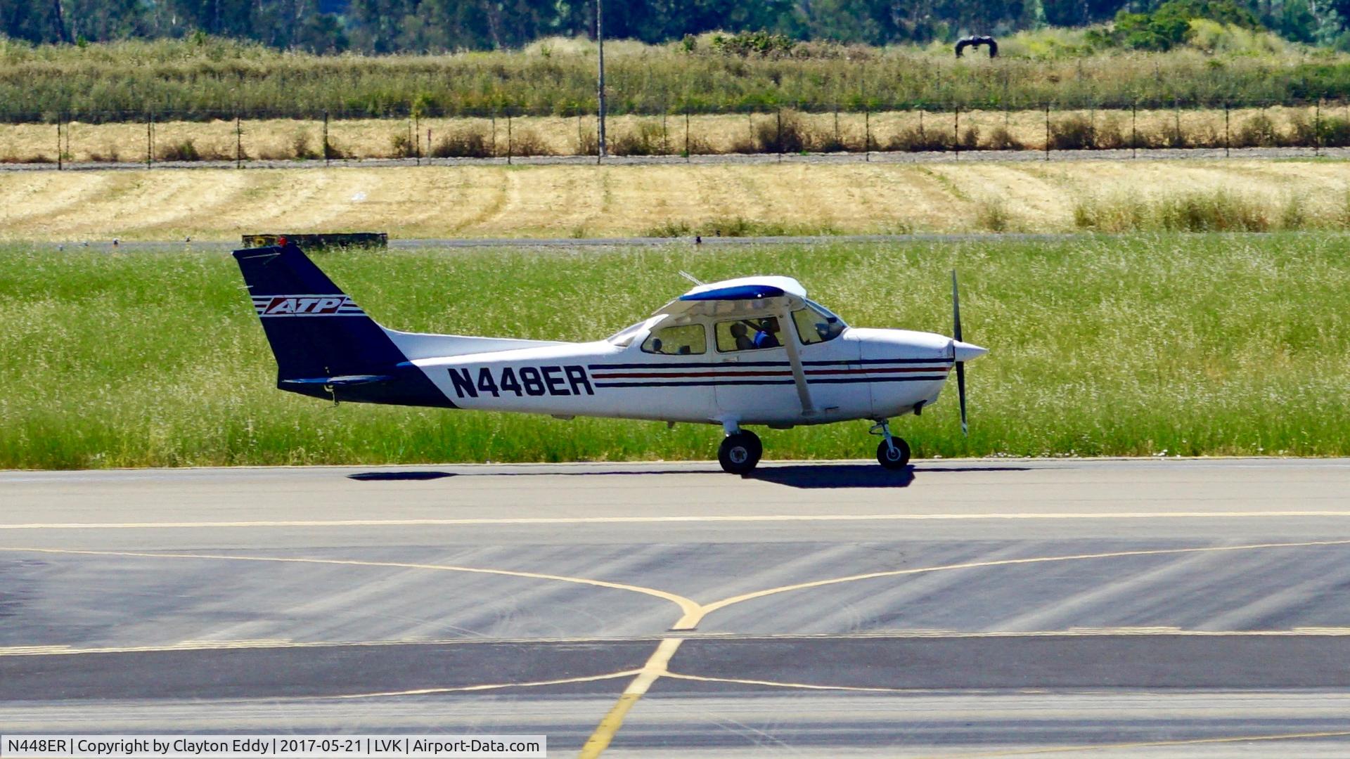 N448ER, 1998 Cessna 172R C/N 17280610, Livermore Airport California 2017.