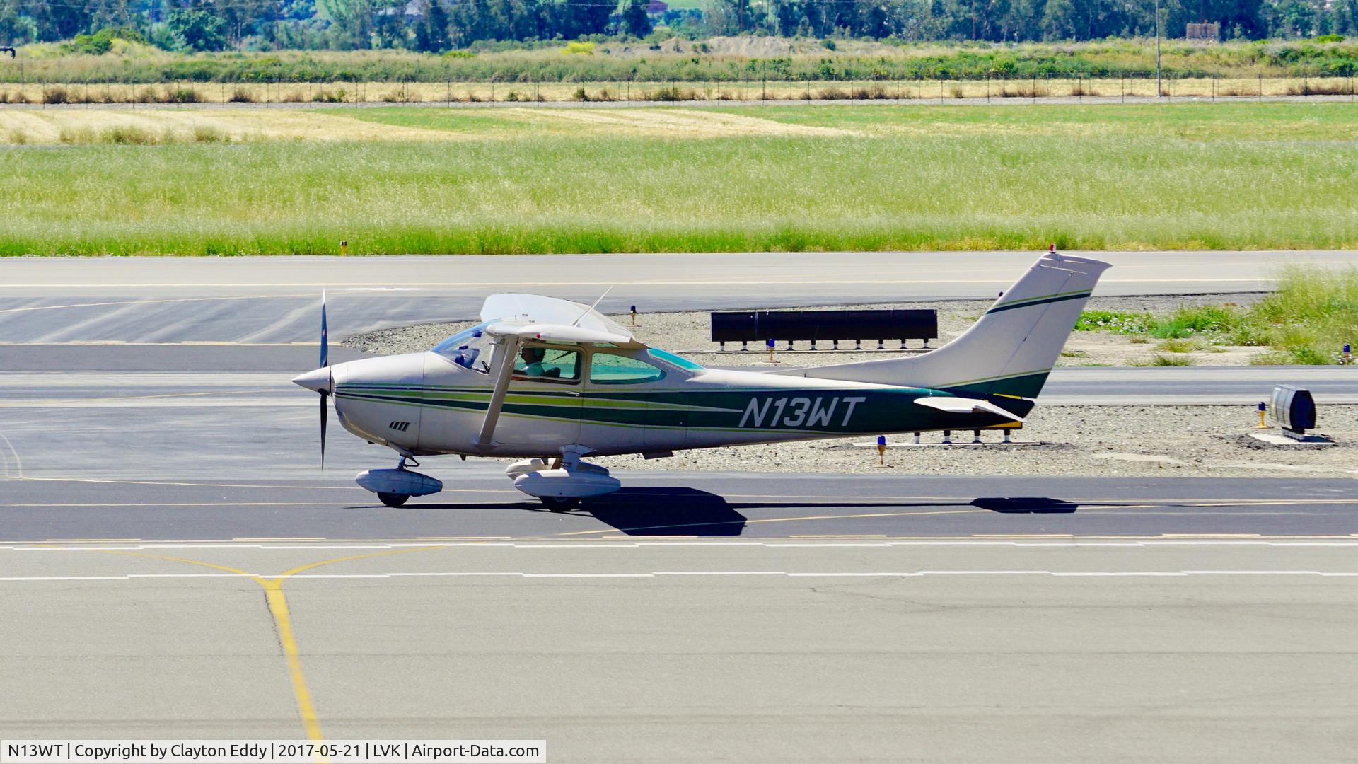 N13WT, 1973 Cessna 182P Skylane C/N 18262089, Livermore Airport California 2017.