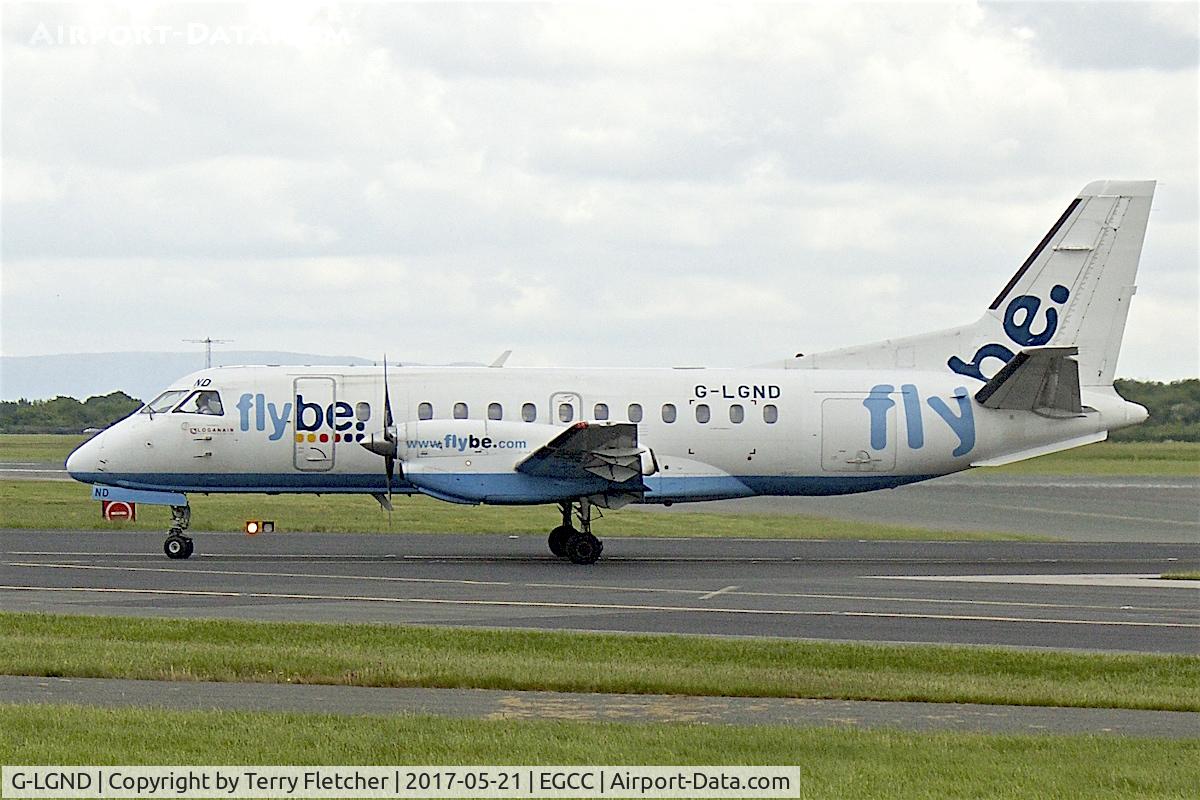 G-LGND, 1989 Saab SF340B C/N 340B-169, At Manchester Airport