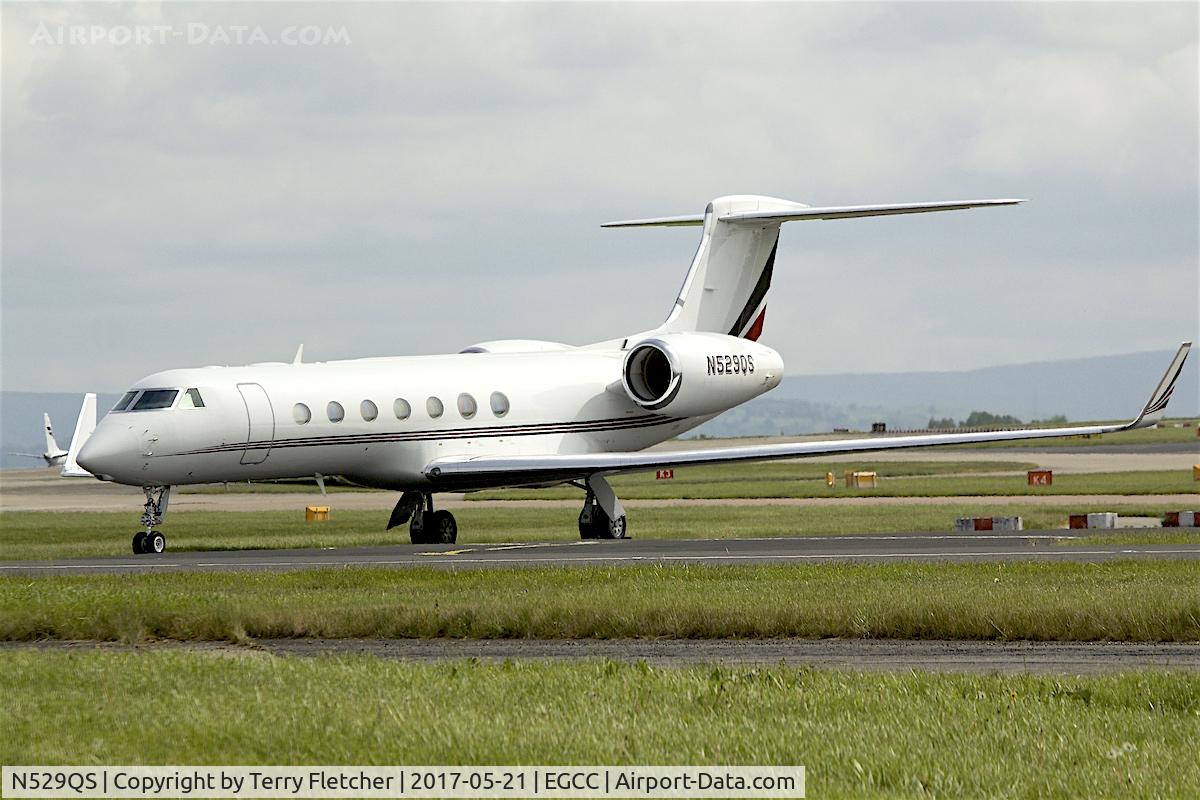 N529QS, 2007 Gulfstream Aerospace GV-SP (G550) C/N 5156, At Manchester Airport