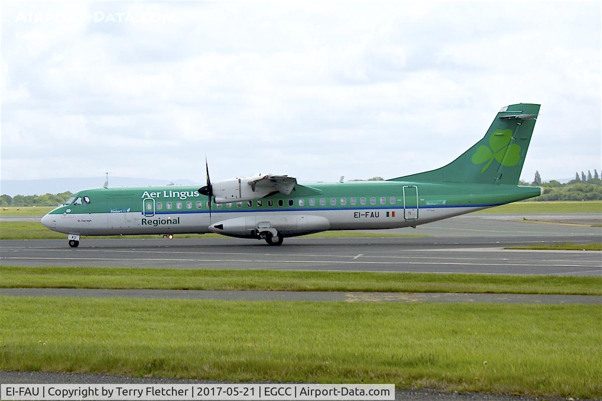 EI-FAU, 2013 ATR 72-600 (72-212A) C/N 1098, At Manchester Airport
