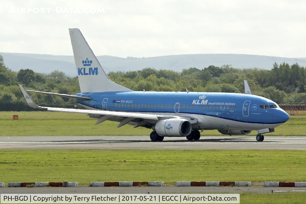 PH-BGD, 2008 Boeing 737-7K2 C/N 30366, At Manchester Airport