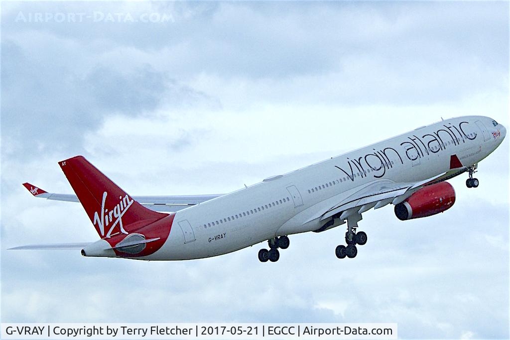 G-VRAY, 2012 Airbus A330-343X C/N 1296, At Manchester Airport