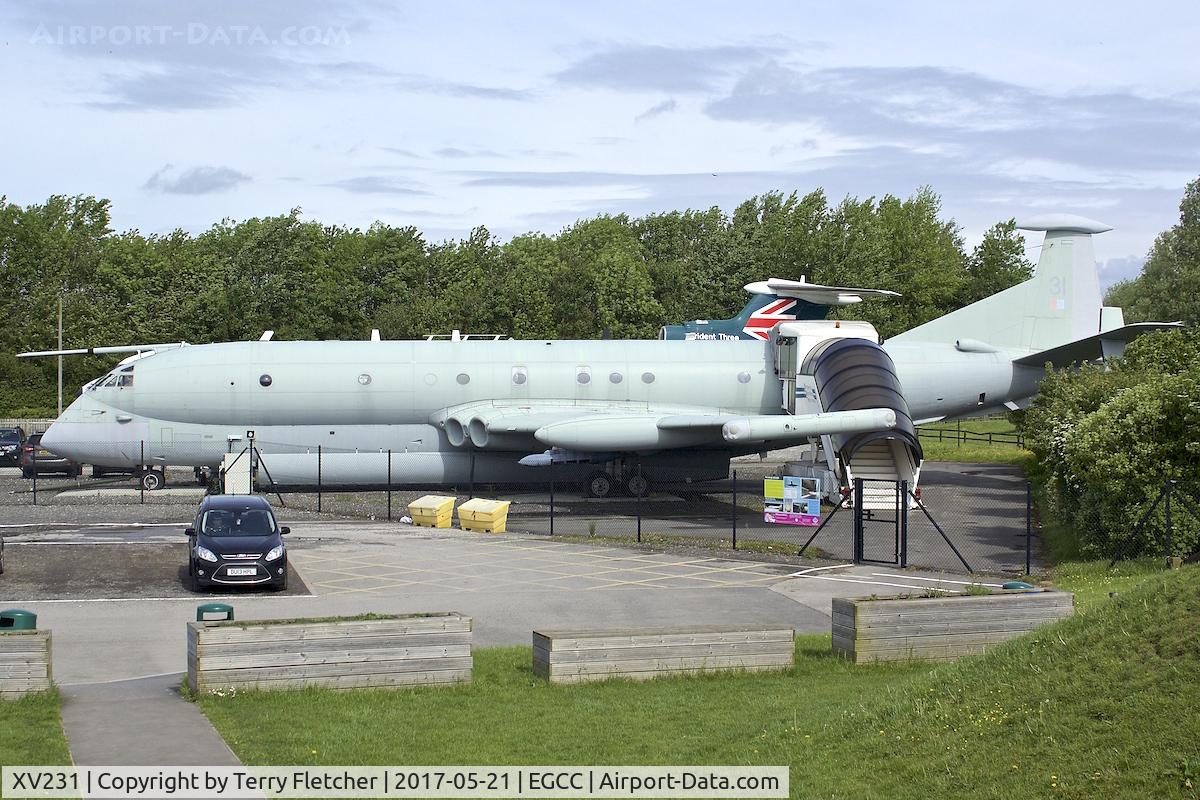 XV231, Hawker Siddeley Nimrod MR.2 C/N 8006, Preserved At Manchester Airport