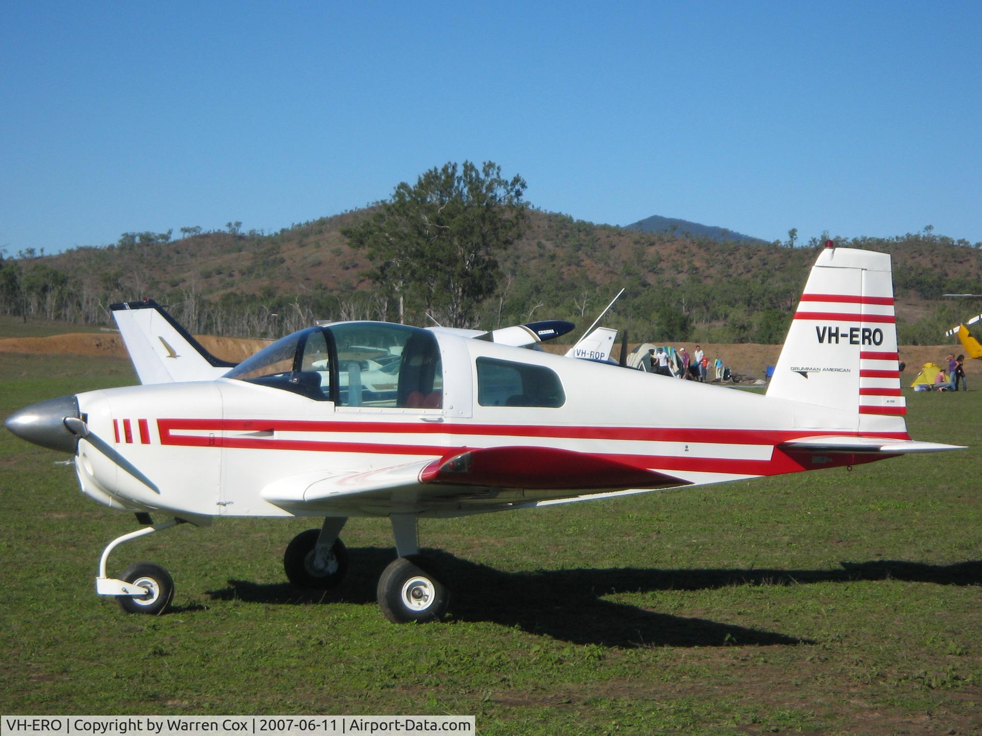 VH-ERO, 1974 Grumman American AA-1B Trainer C/N AA1B-0487, Taken at 