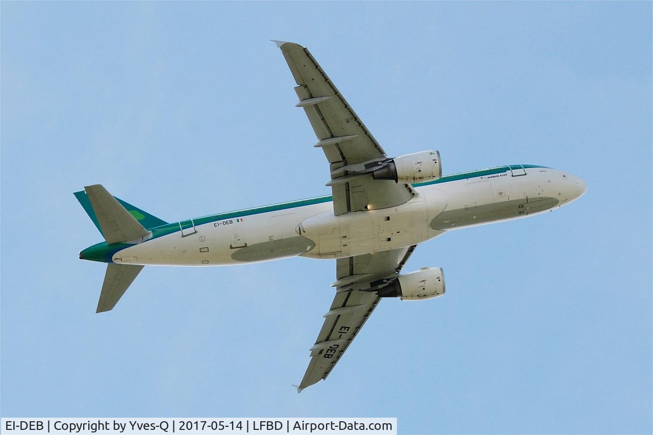 EI-DEB, 2004 Airbus A320-214 C/N 2206, Airbus A320-214, Take off rwy 05, Bordeaux-Mérignac airport (LFBD-BOD)