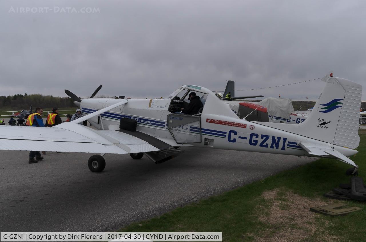C-GZNI, 1969 Cessna A188 C/N 188-0034, Part of this year,s Gatineau Airshow static display.