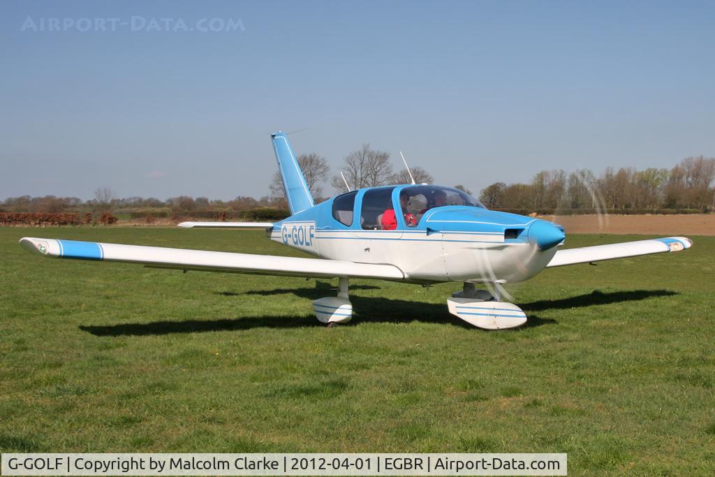 G-GOLF, 1982 Socata TB-10 Tobago C/N 250, Socata TB-10 Tobago at Breighton Airfield's April Fools Fly-In. April 1st 2012.
