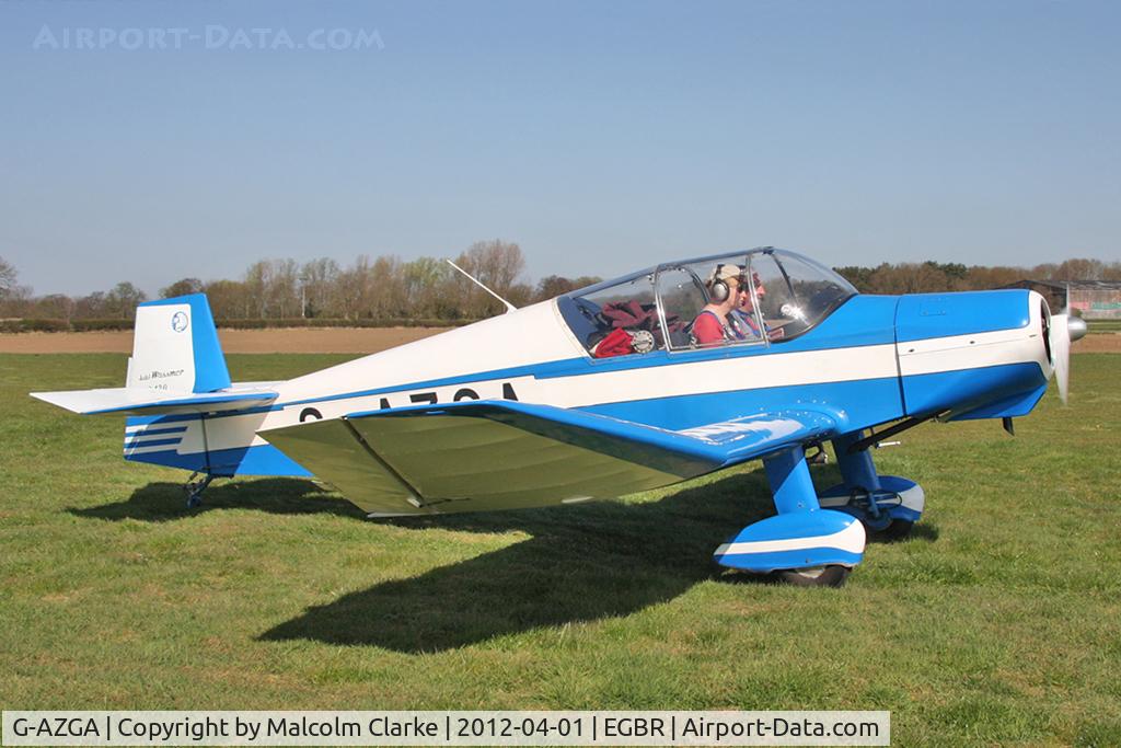 G-AZGA, 1959 Jodel D-120A Paris-Nice C/N 144, Jodel (Wassmer) D-120 Paris-Nice at Breighton Airfield's April Fools Fly-In. April 1st 2012.