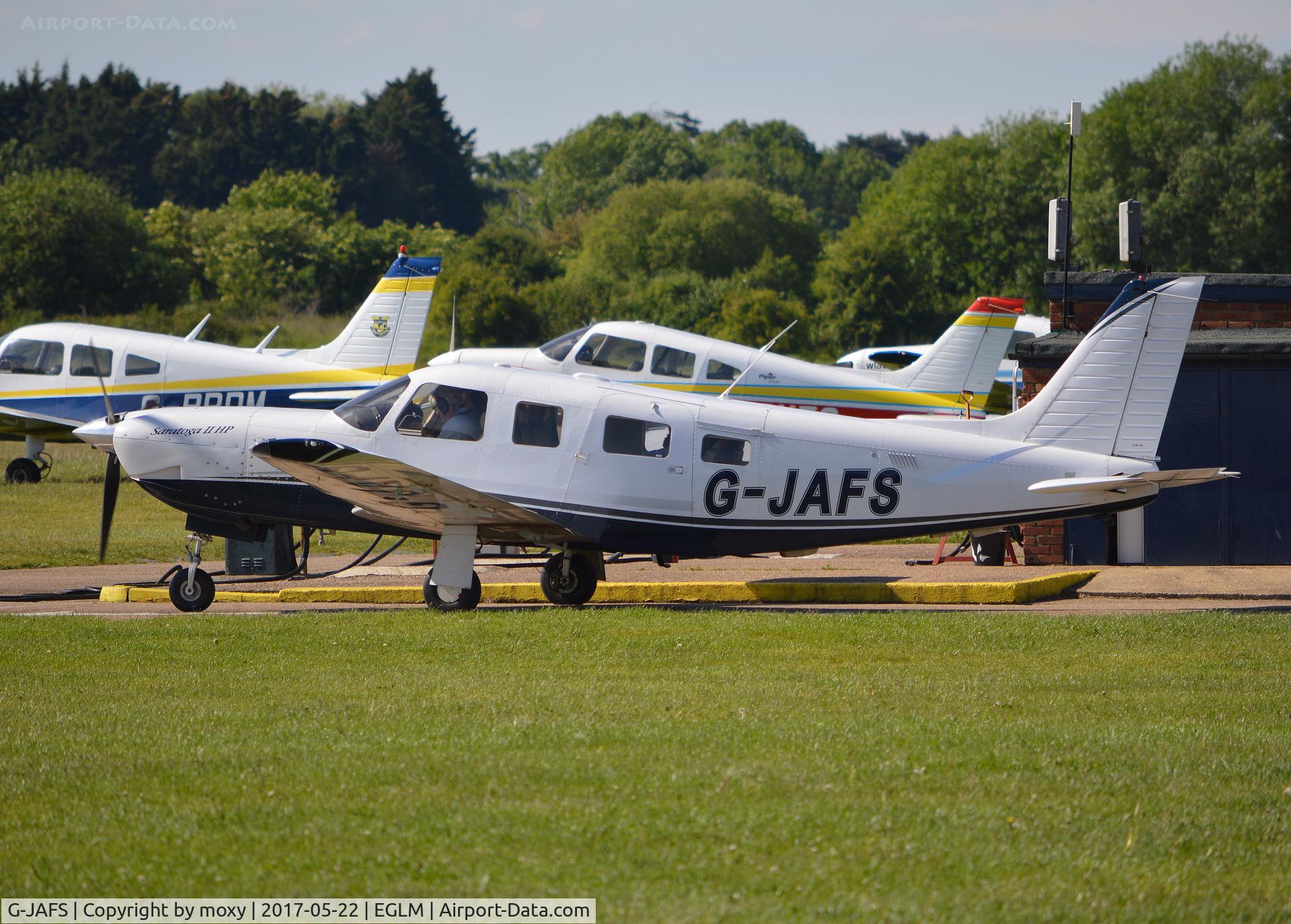G-JAFS, 2005 Piper PA-32R-301 Saratoga II HP C/N 3246235, Piper PA-32R-301 Saratoga II HP at White Waltham. Ex OY-OMG