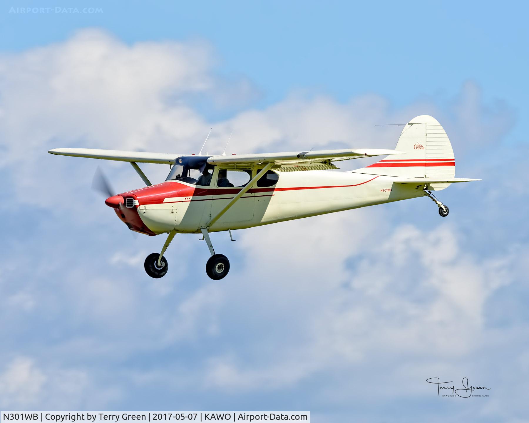 N301WB, Cessna 170B C/N 25343, KAWO