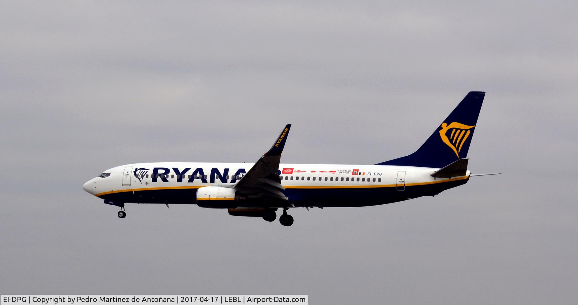 EI-DPG, 2007 Boeing 737-8AS C/N 33607, El Prat  -  Barcelona  -  España