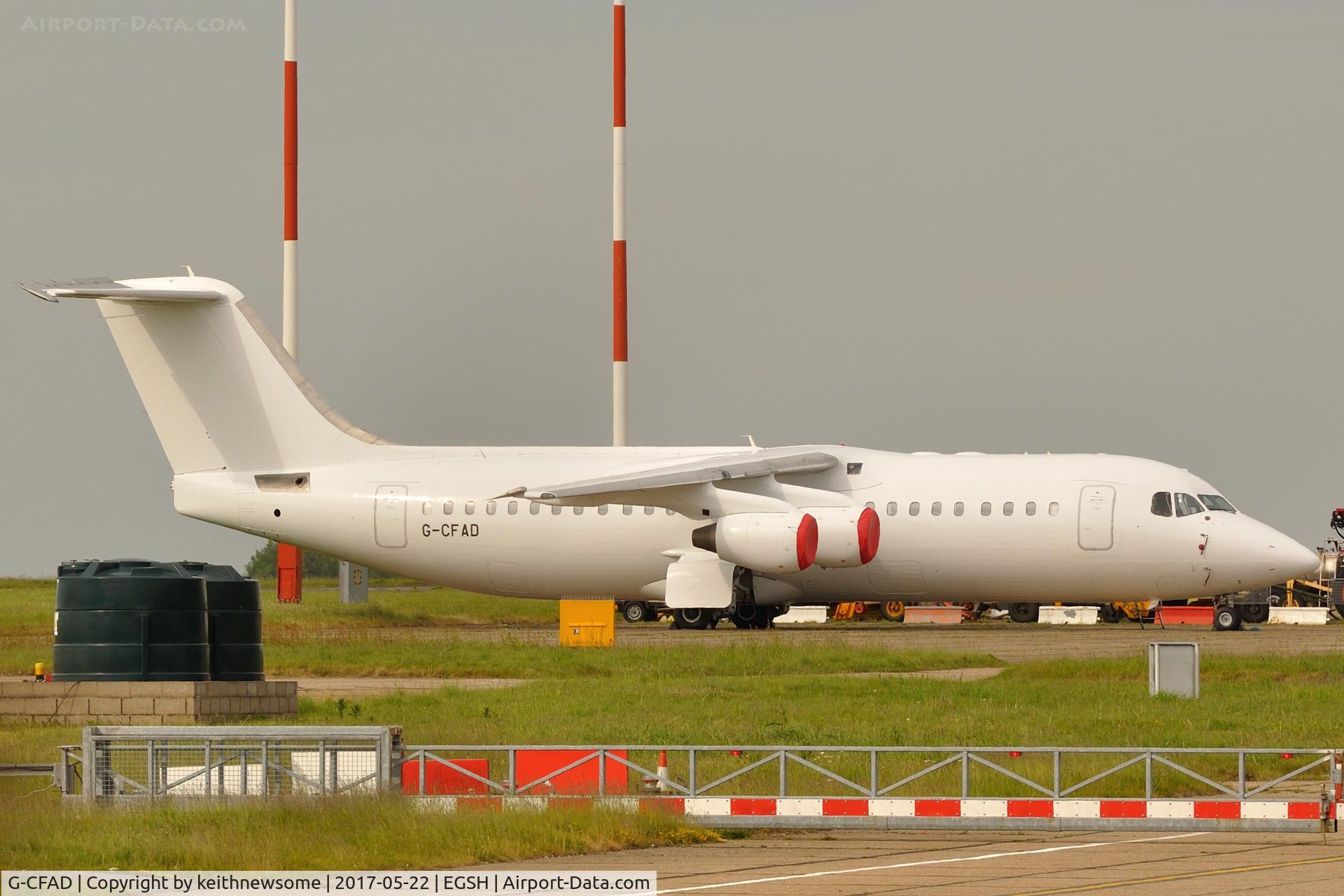 G-CFAD, 2000 British Aerospace Avro 146-RJ100 C/N E3380, Removed from spray all over white.