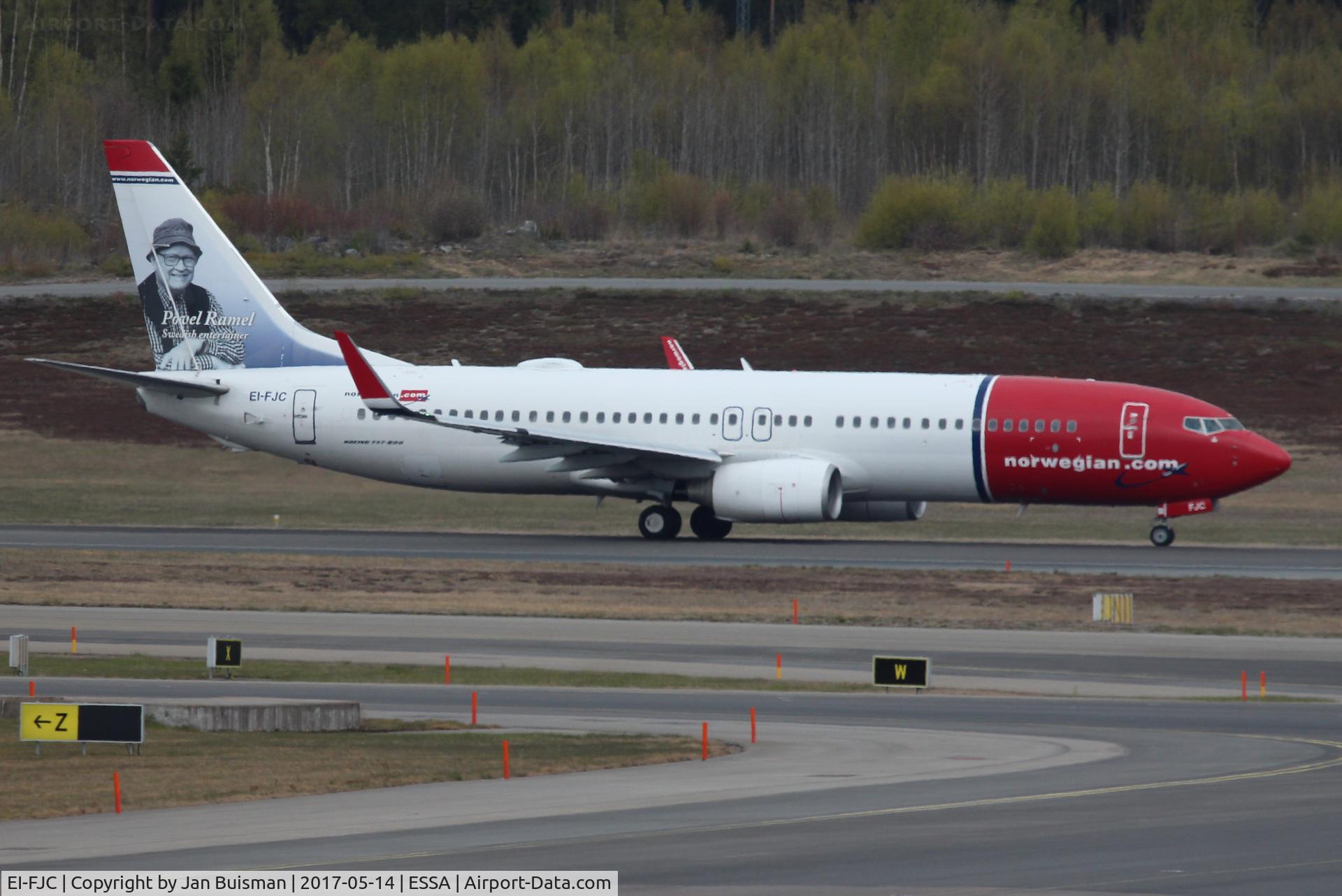 EI-FJC, 2011 Boeing 737-81D C/N 39412, Norwegian, ex LN-NOR