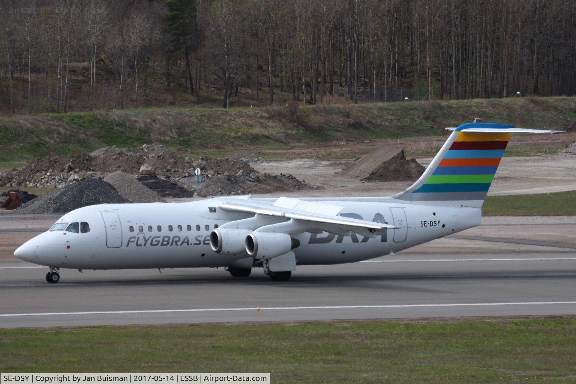 SE-DSY, 1995 British Aerospace Avro 146-RJ100 C/N E3263, Braathens Regional
