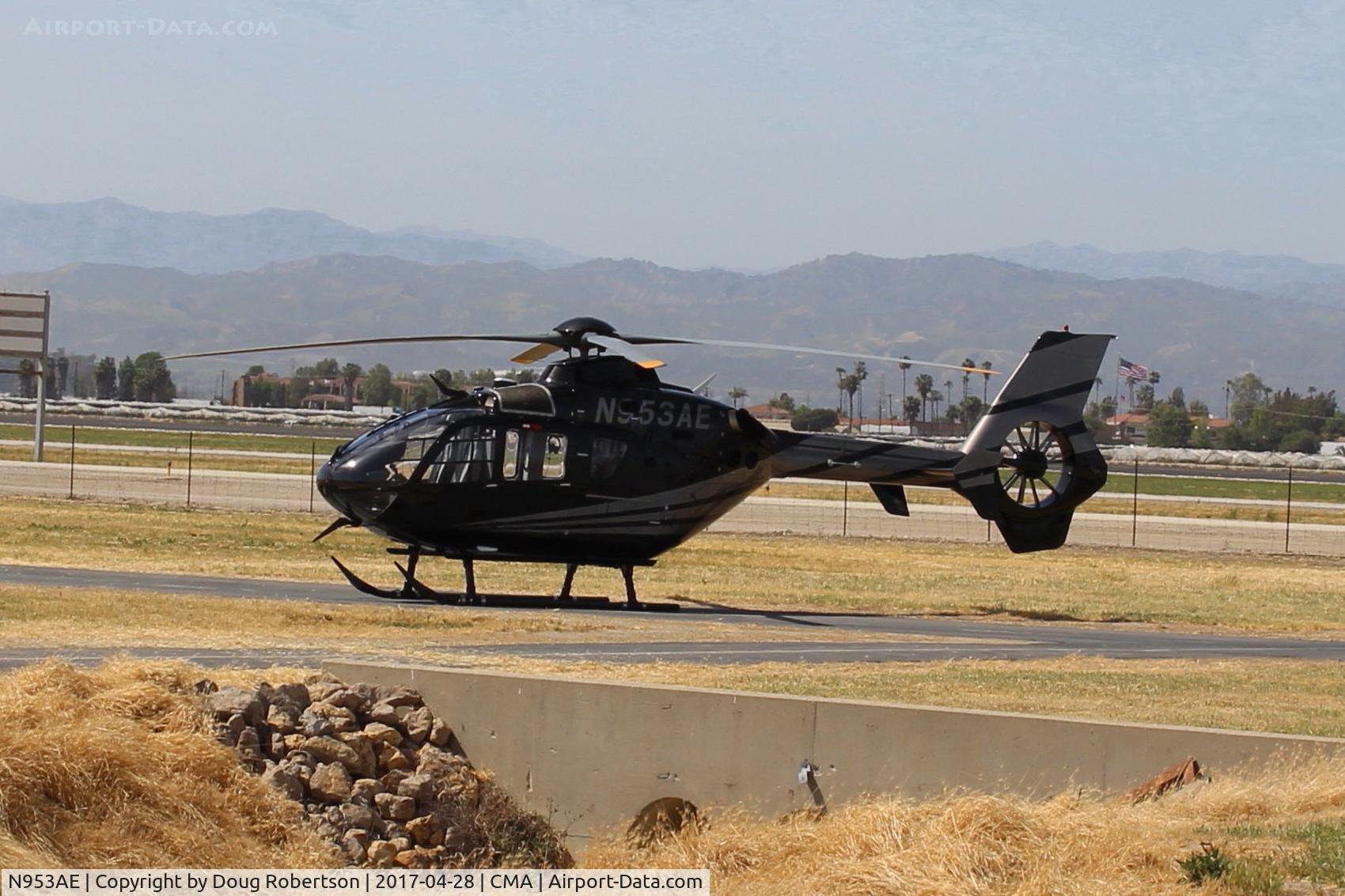 N953AE, Eurocopter EC-135P-2+ C/N 0908, 2010 Eurocopter Deutschland Gmbh EC-135P2+, two P&W(C)206B2 Turboshafts, 640 sHp each, driving 4 blade main rotor & 10 blade shrouded Fenestron tail rotor. 7 seats-alternate layouts. 1 pilot.