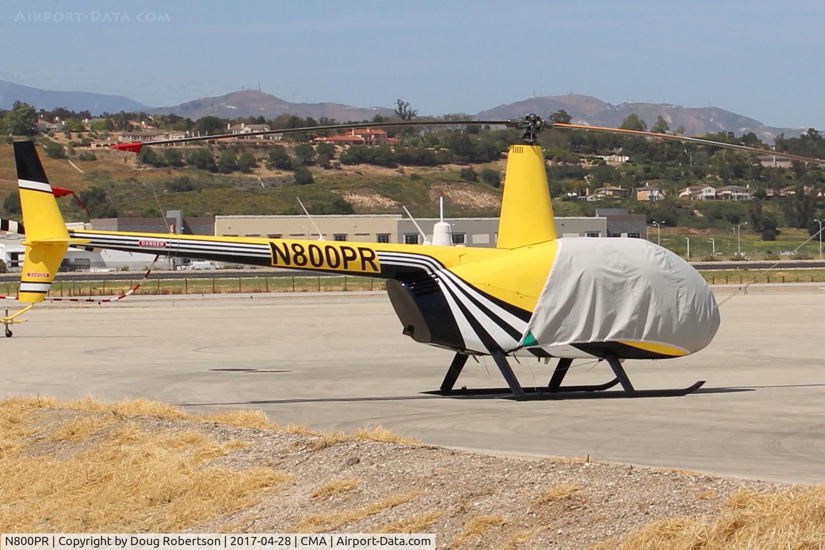 N800PR, 2004 Robinson R44 Raven II C/N 10504, 2004 Robinson R44 Raven II, one Lycoming IO-540-AE1A5 6 cylinder of 260 Hp derated to 225 Hp for takeoff, 205 Hp continuous driving 2 blade main rotor, 2 blade tail rotor, 4 seats