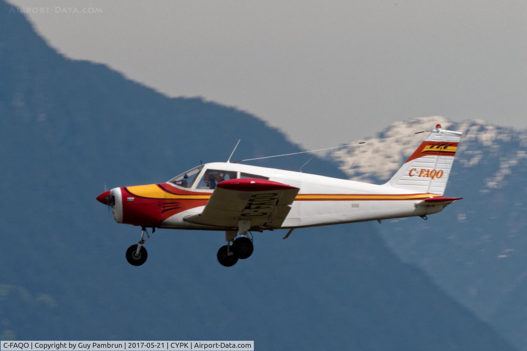 C-FAQO, 1970 Piper PA-28-140 Cherokee C C/N 28 26839, Landing