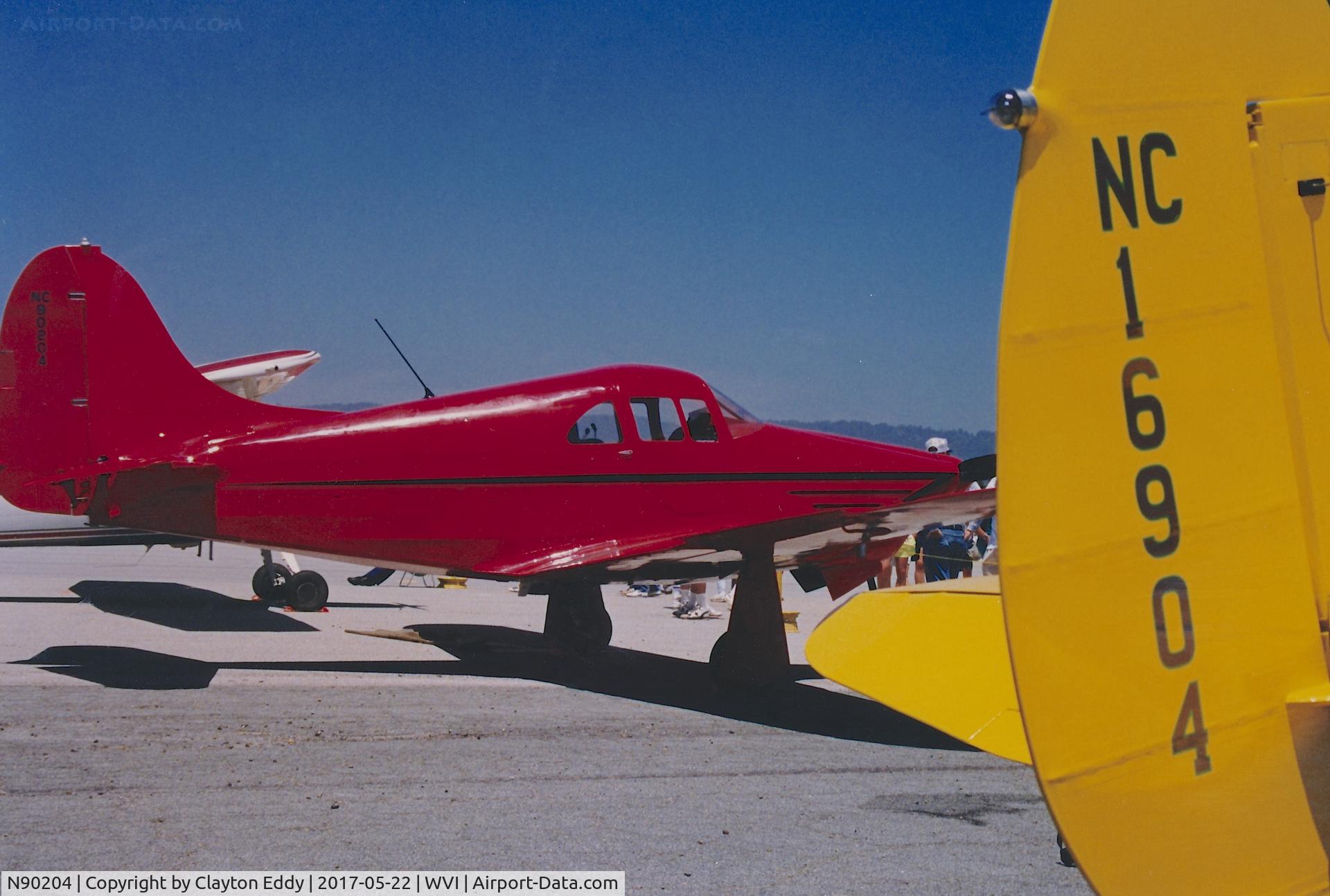N90204, 1946 Johnson Rocket 185 C/N 11, Watsonville Airport California. 1986?