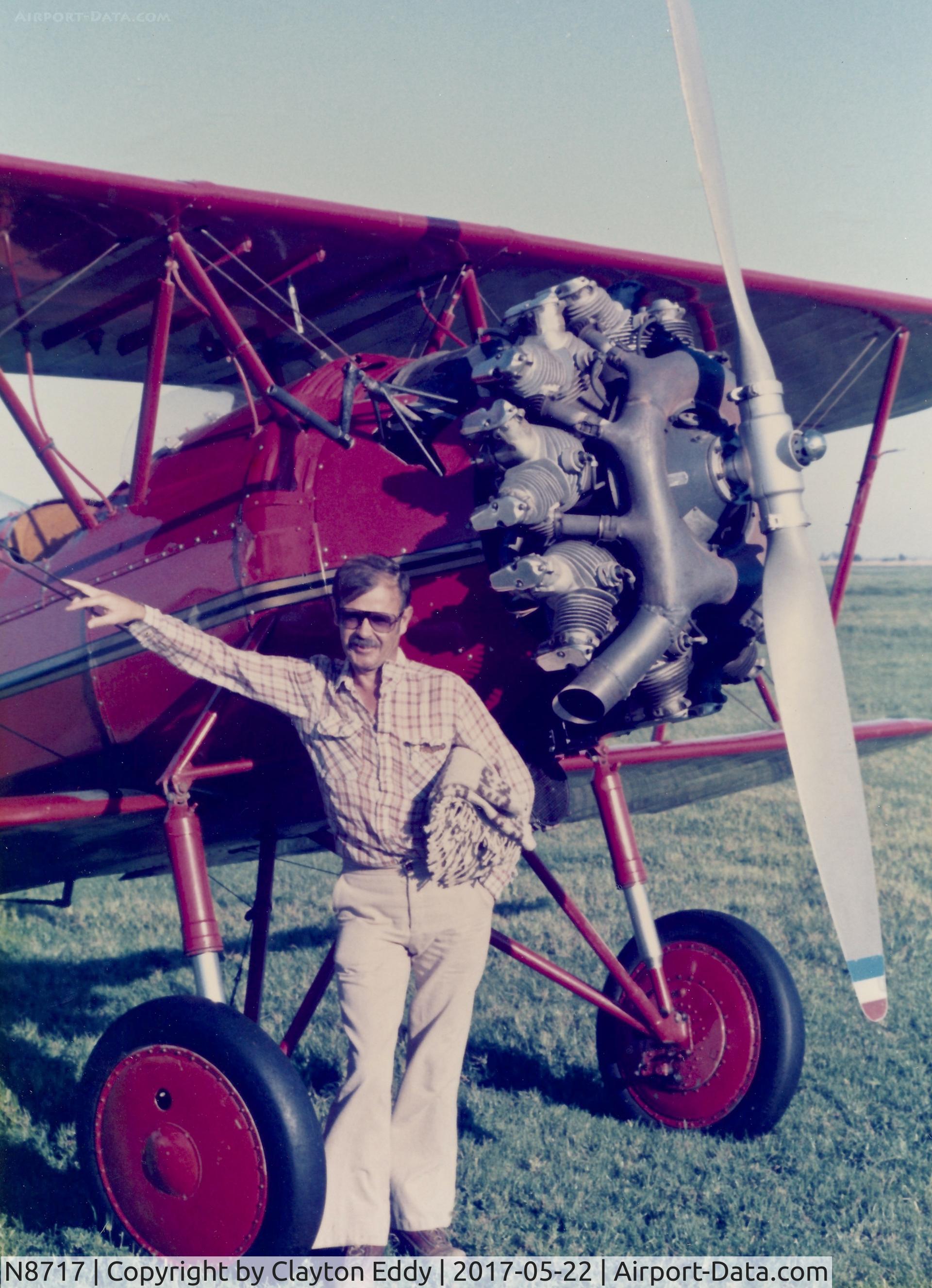 N8717, 1929 Curtiss-Wright Travel Air B9-4000 C/N 1001, Dave Williams owner. California 19??