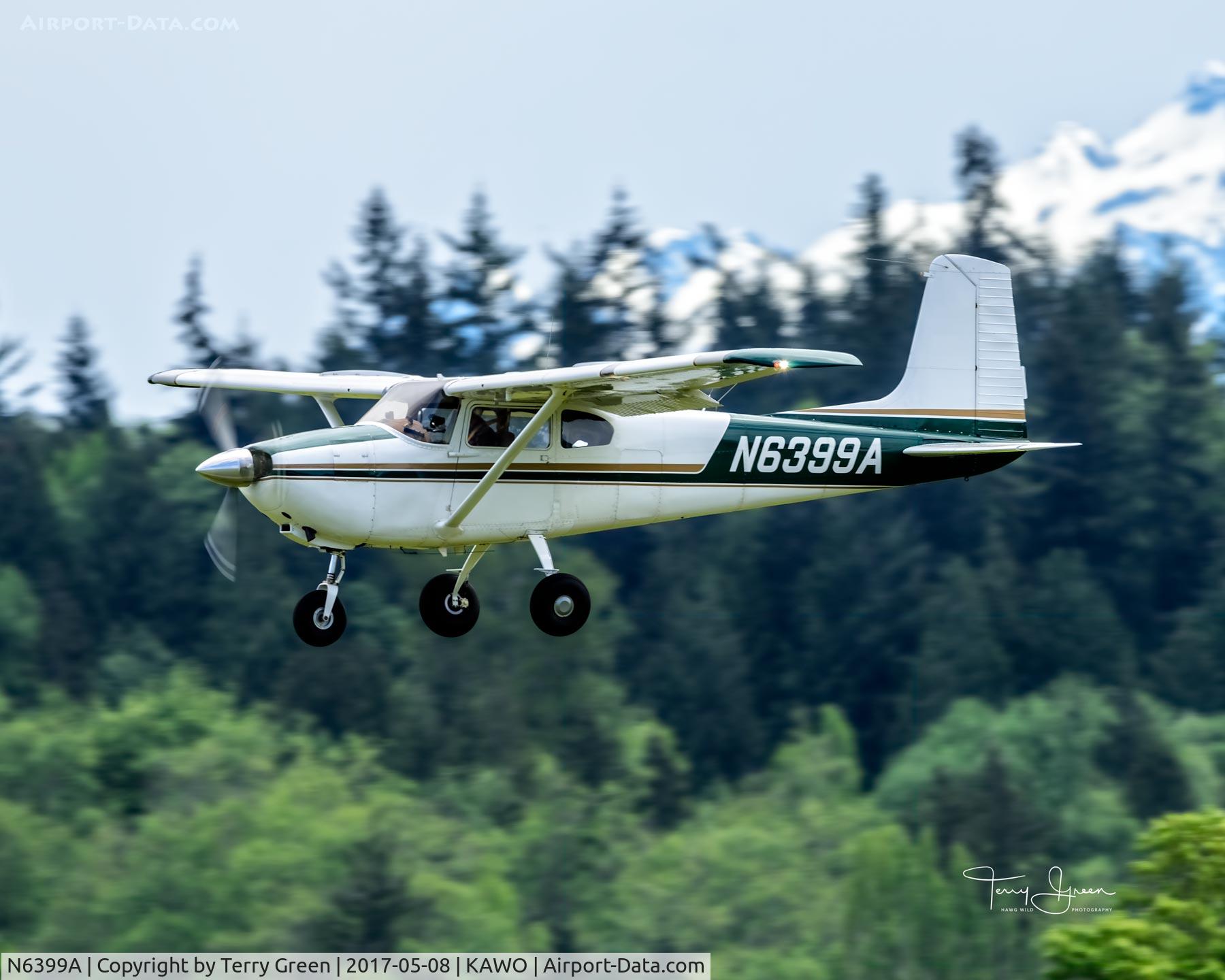 N6399A, 1956 Cessna 182 Skylane C/N 33199, KAWO