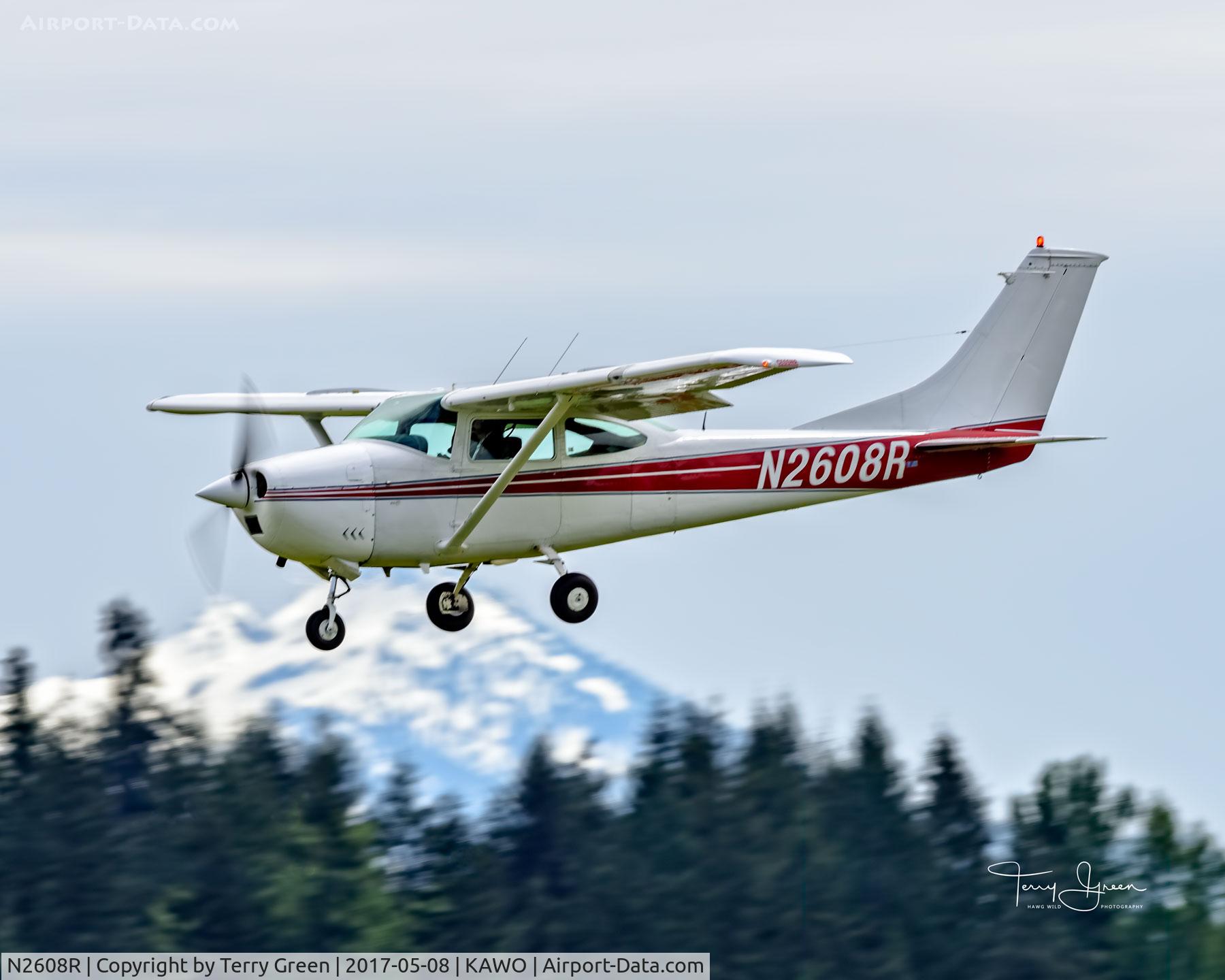 N2608R, 1967 Cessna 182K Skylane C/N 18258308, KAWO