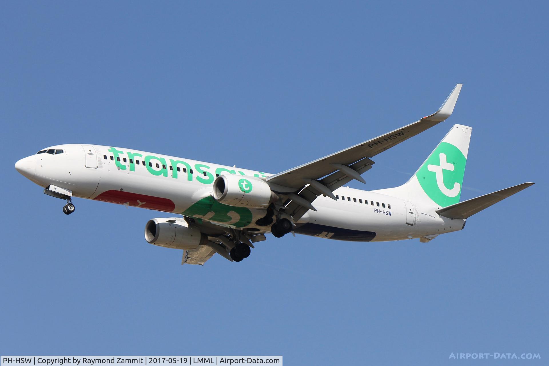 PH-HSW, 2009 Boeing 737-8K2 C/N 37160, B737-800 PH-HSW Transavia Holland