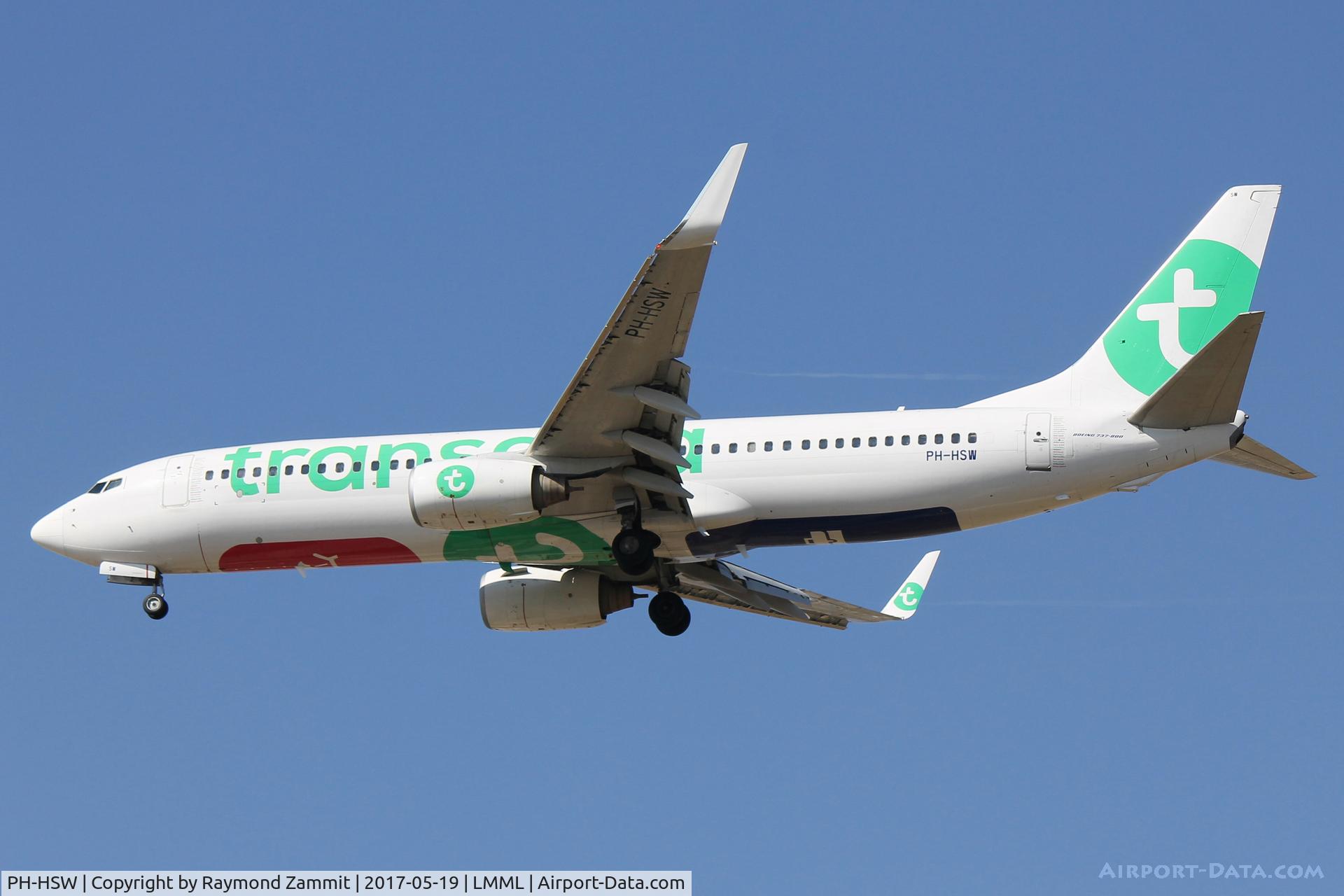 PH-HSW, 2009 Boeing 737-8K2 C/N 37160, B737-800 PH-HSW Transavia Holland
