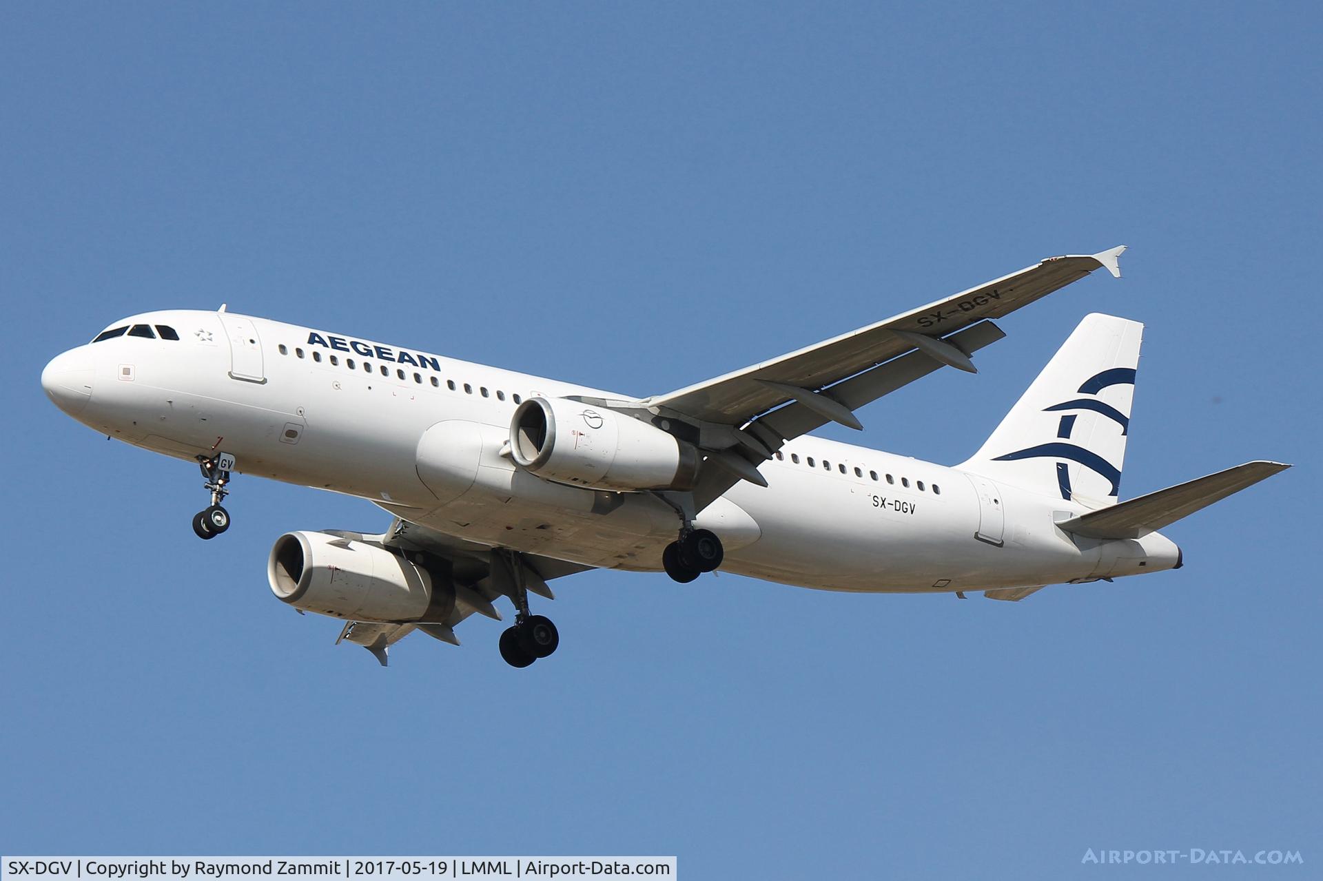 SX-DGV, 2003 Airbus A320-232 C/N 1856, Airbus A320 SX-DGV Aegean Airlines