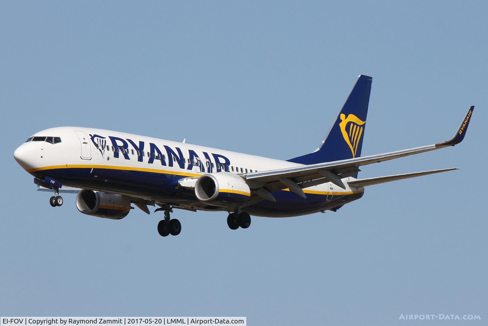 EI-FOV, 2016 Boeing 737-8AS C/N 44725, B737-800 EI-FOV Ryanair