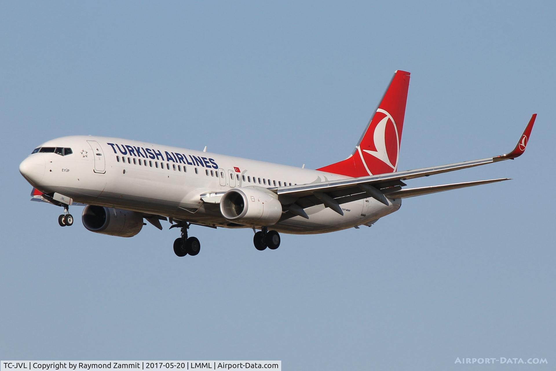TC-JVL, 2016 Boeing 737-8F2 C/N 60017, B737-800 TC-JVL Turkish Airlines