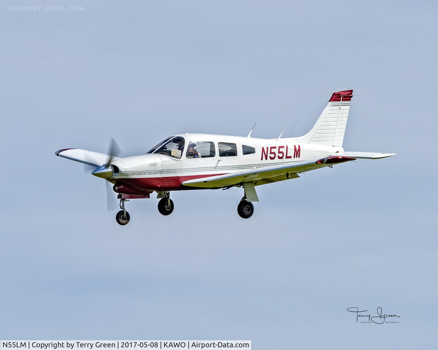 N55LM, Piper PA-28R-201T Cherokee Arrow III C/N 28R-7703258, KAWO