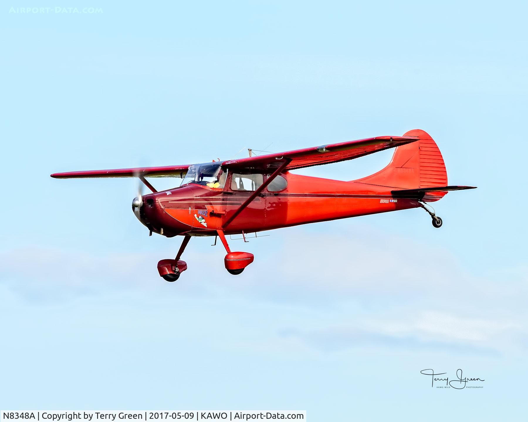 N8348A, 1952 Cessna 170B C/N 25200, KAWO