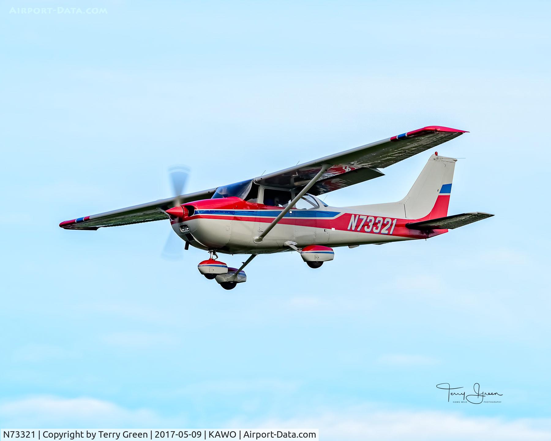 N73321, 1976 Cessna 172M C/N 17267372, KAWO