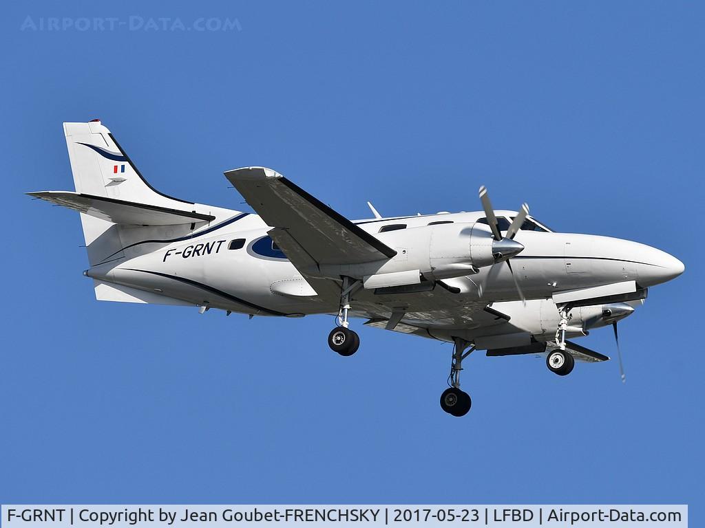 F-GRNT, 1979 Swearingen SA-226T(B) Merlin IIIB C/N T-312, AIRLEC 421 landing runway 23 from San Sebastian (EAS)