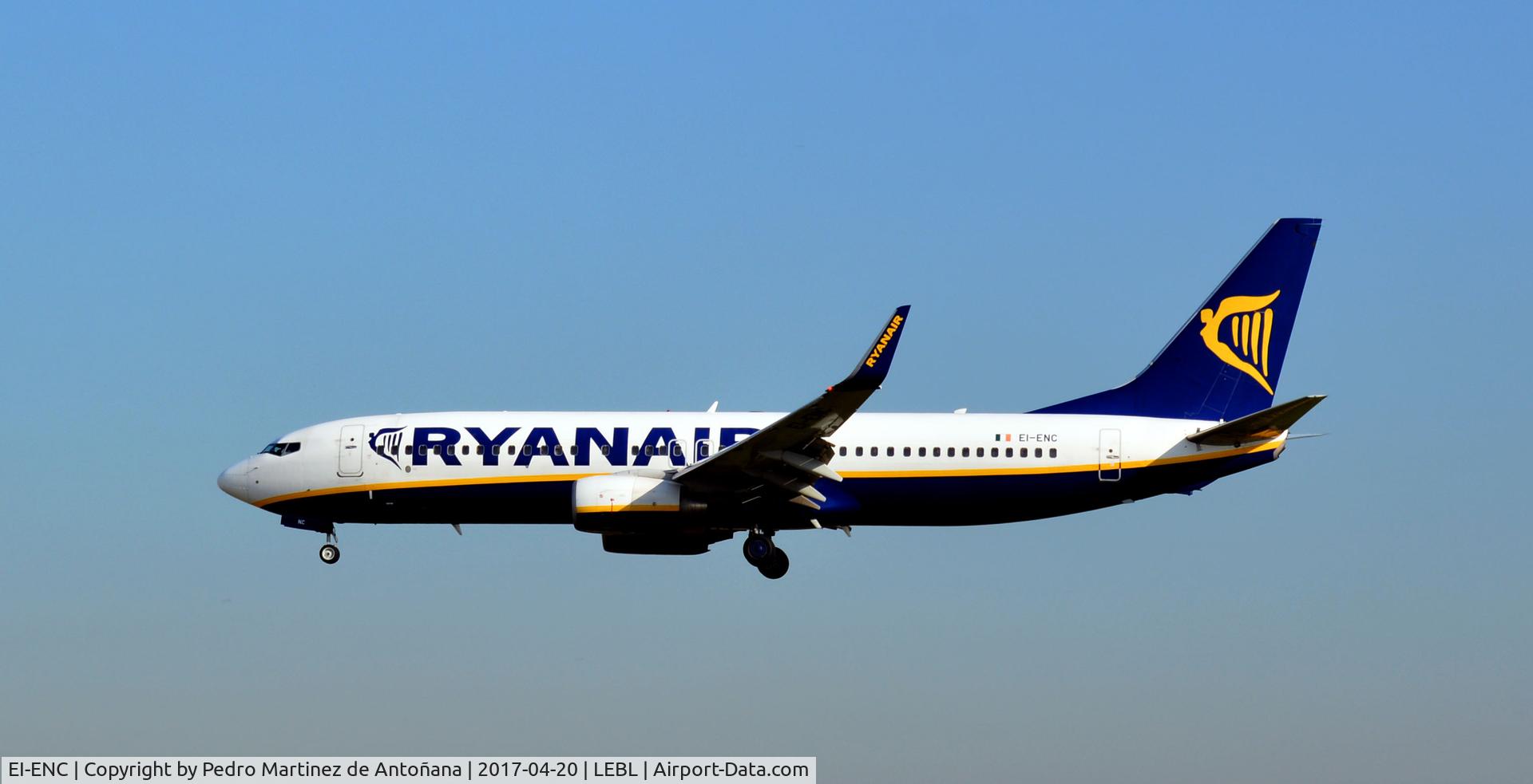 EI-ENC, 2010 Boeing 737-8AS C/N 34980, El Prat  -  Barcelona  -  España