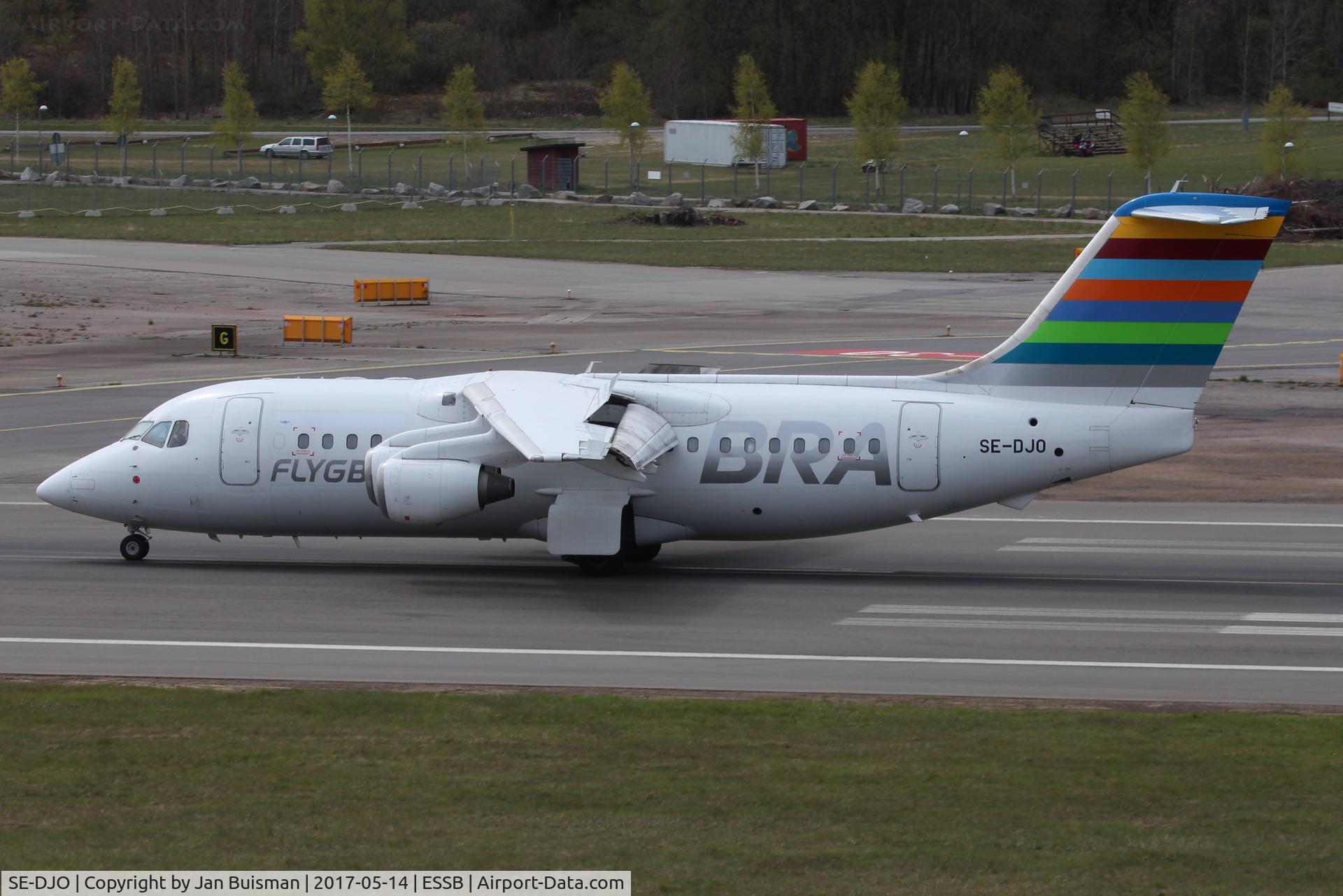 SE-DJO, 1992 British Aerospace BAe.146-200 C/N E2226, Braathens Regional new colours