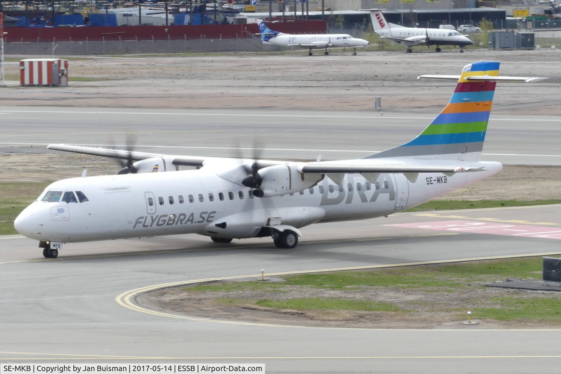 SE-MKB, 2015 ATR 72-212A C/N 1308, Braathens Regional new colours