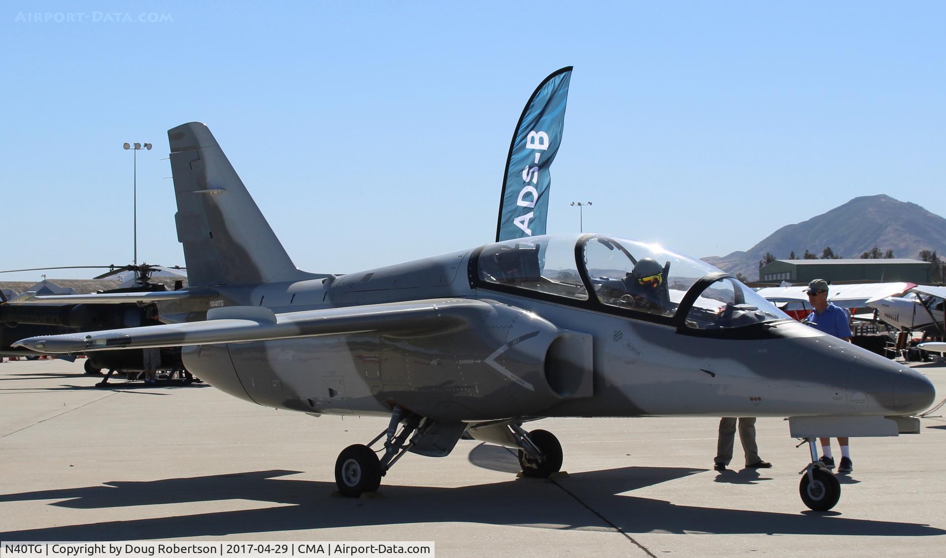 N40TG, 1985 SIAI-Marchetti S-211 C/N 029/02-019, 1985 SIAI-MARCHETTI S-211 JET TRAINER, 0ne P&W(C)T15D-4C Turboprop, at AOPA FLY-IN