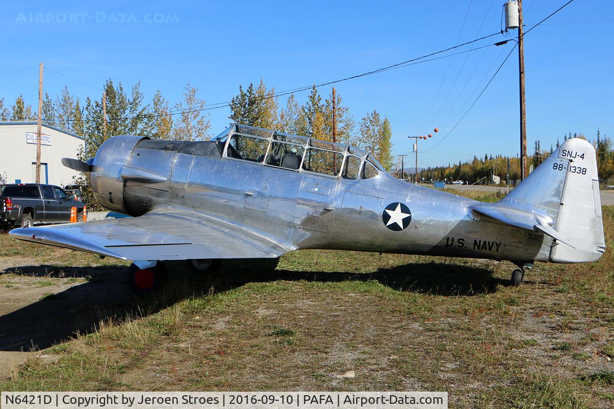 N6421D, North American SNJ-4 Texan C/N 88-13386, pafa