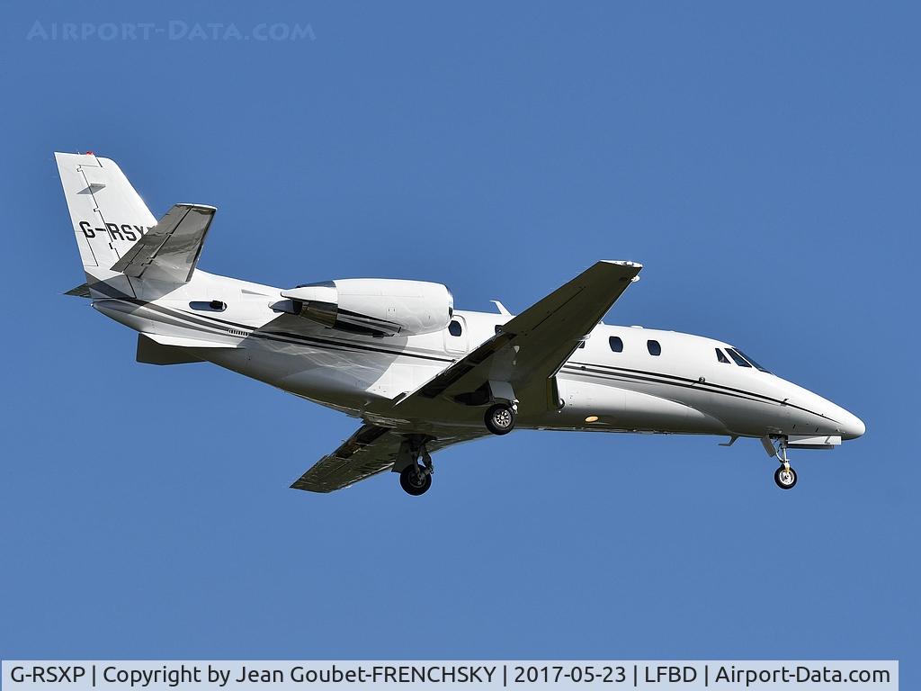 G-RSXP, 2015 Cessna 560XL Citation XLS C/N 560-6198, Fly Vectra Ltd, Horley landing runway 23