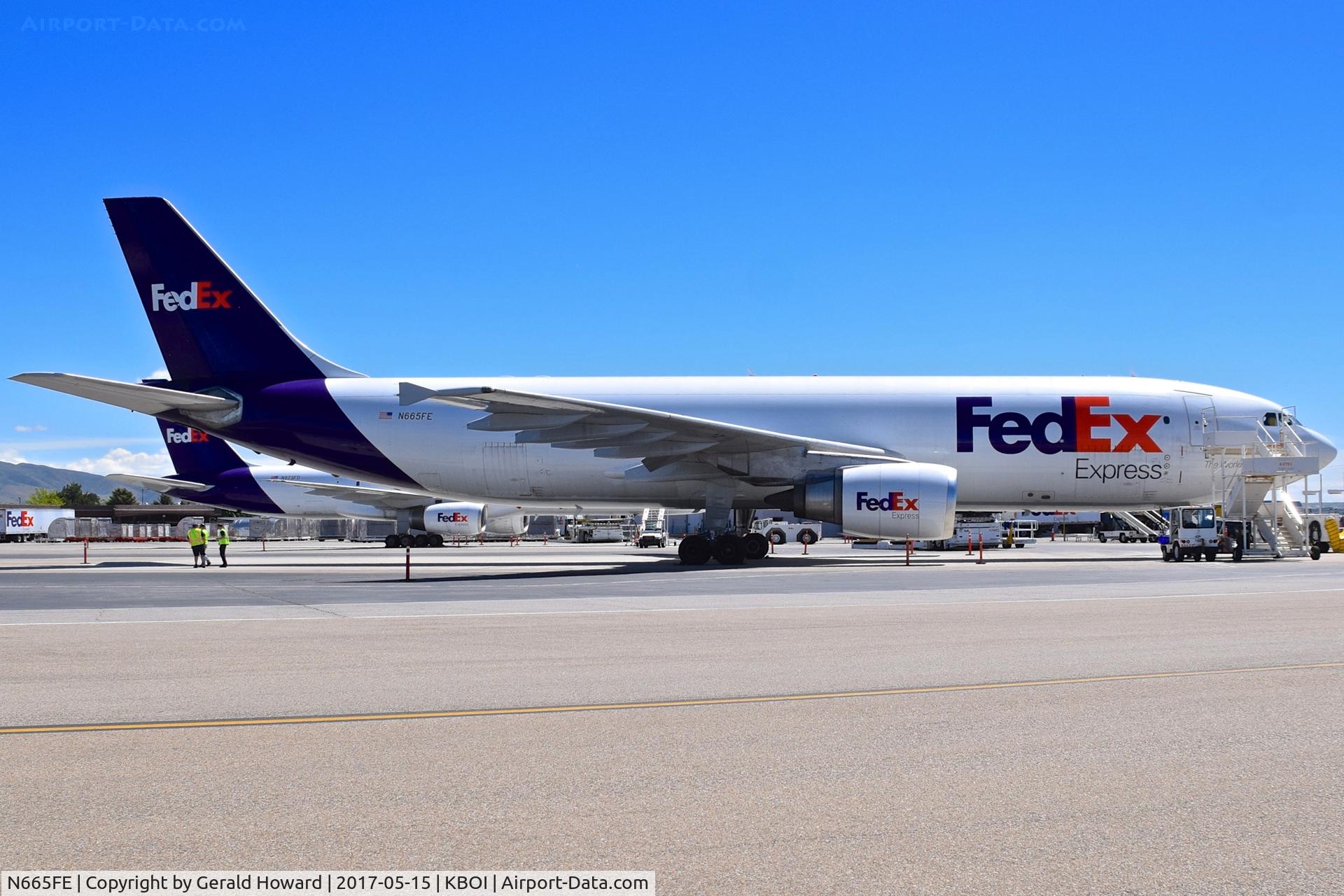 N665FE, 1996 Airbus A300F4-605R C/N 769, Parked on the FedEx ramp.