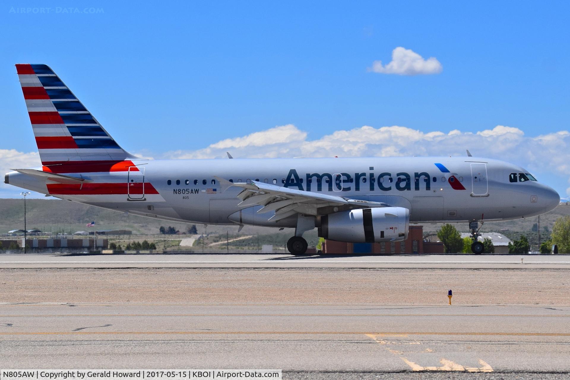 N805AW, 1999 Airbus A319-132 C/N 1049, Landing roll out on RWY 28R.