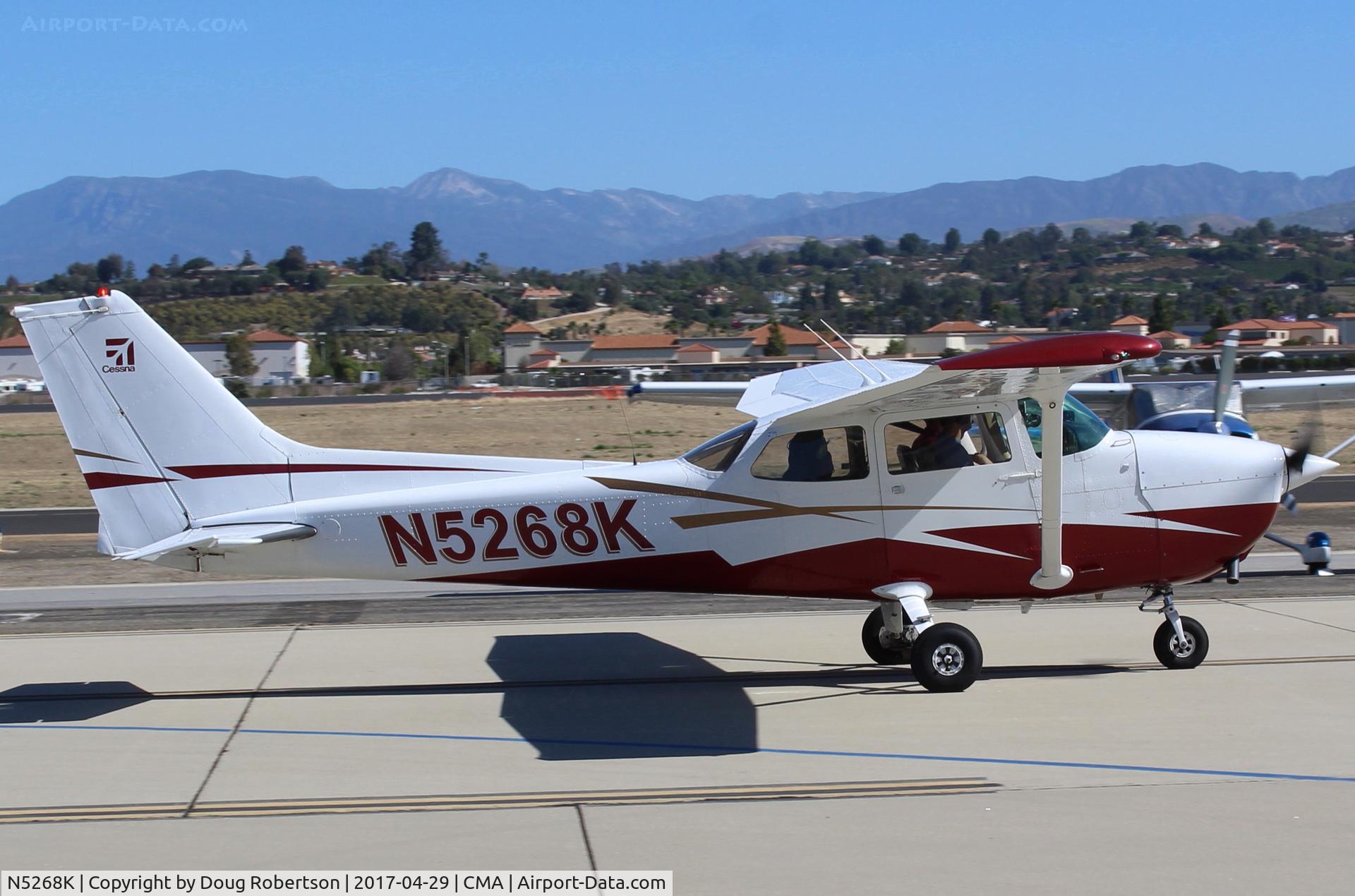 N5268K, 1980 Cessna 172P C/N 17274038, 1980 Cessna 172P SKYHAWK, Lycoming O-320-D2J 160 Hp, taxi at AOPA FLY-IN