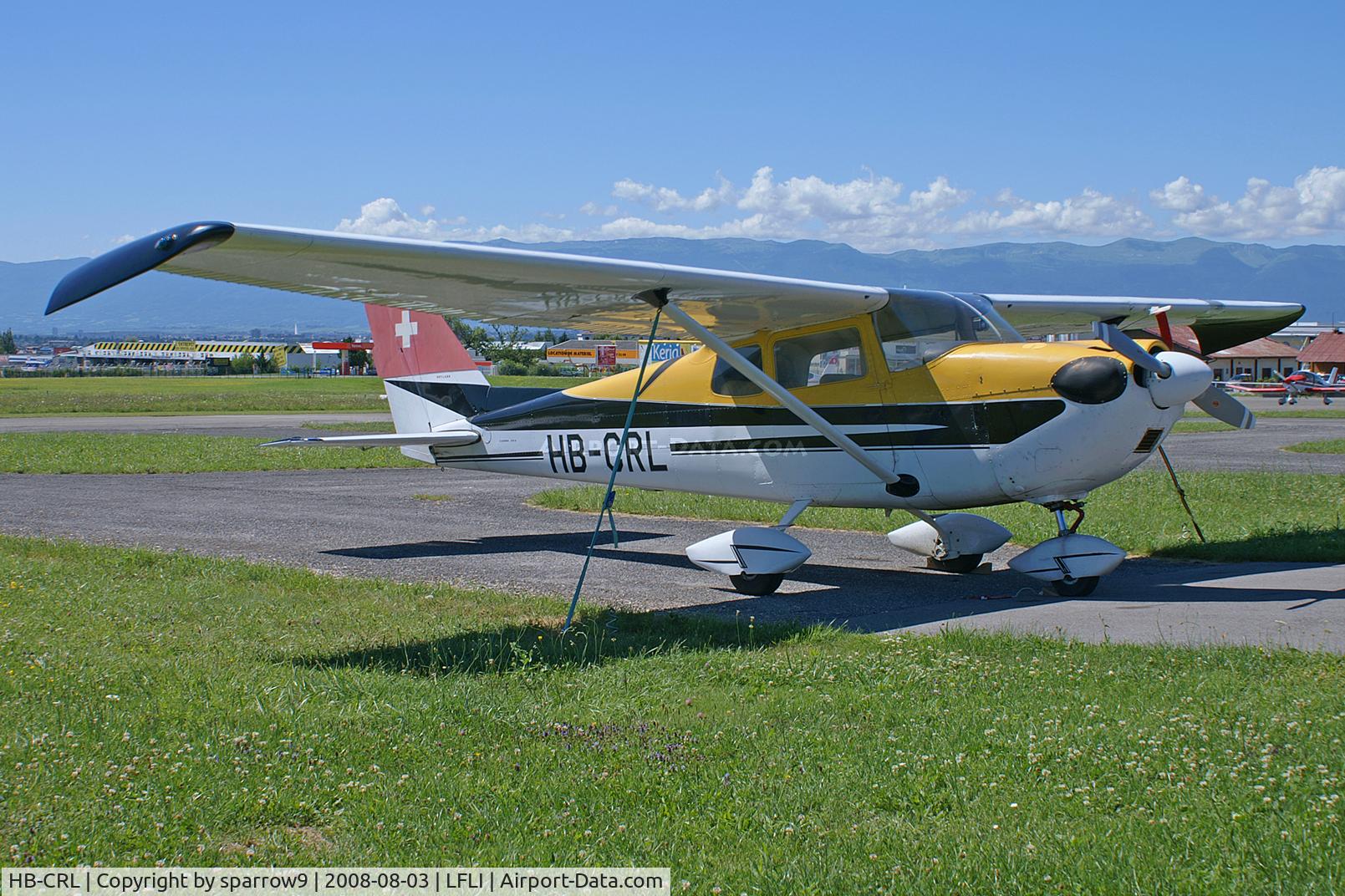 HB-CRL, 1960 Cessna 175A Skylark C/N 56752, the Jura mountains in the background