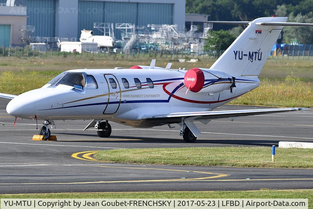 YU-MTU, 1998 Cessna 525 CitationJet CJ1 C/N 525-0295, John Naisbitt University (private university located in Belgrade, Serbia)