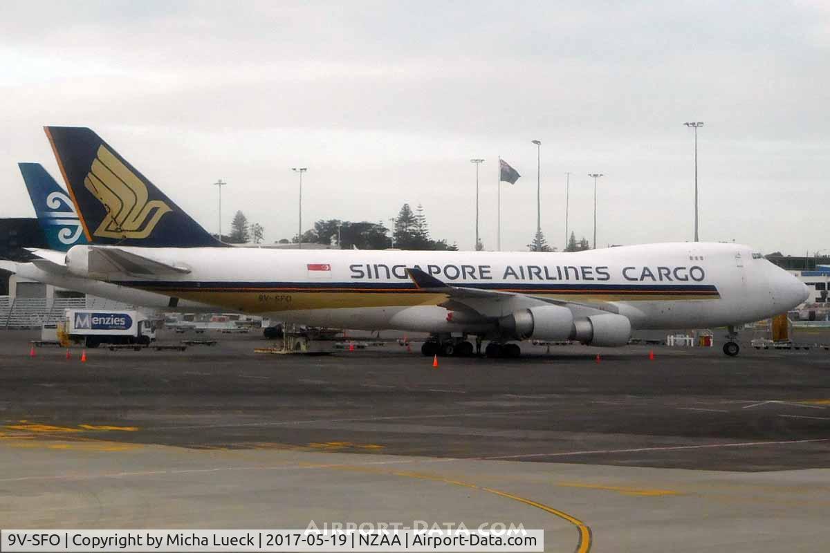 9V-SFO, 2004 Boeing 747-412F/SCD C/N 32900, At Auckland