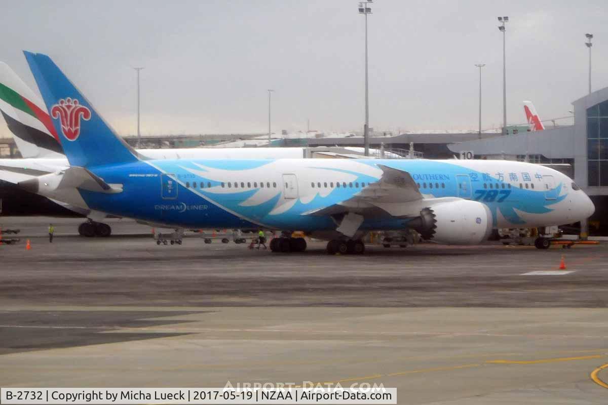 B-2732, 2013 Boeing 787-8 Dreamliner C/N 34926, At Auckland