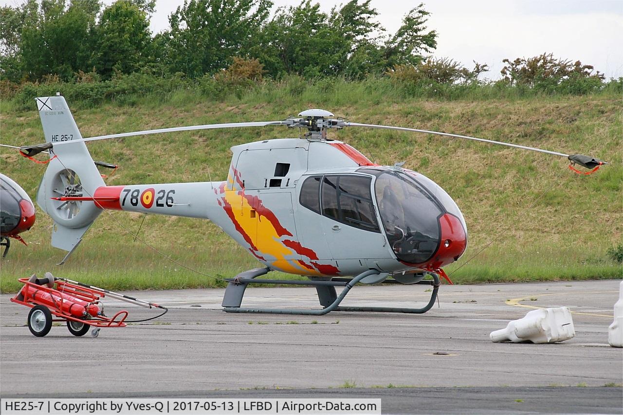HE25-7, 2000 Eurocopter EC-120B Colibri C/N 1176, Eurocopter EC-120B Colibri, Flight line, Bordeaux-Mérignac Air Base 106 (LFBD-BOD) Open day 2017